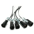 thumbnail image 1 of 5 Pack Candle Candelabra Base Lamp Holder Light Socket, UL Listed E12 Lamp Socket Replacement, Keyless Phenolic, 6 Inch Wire Leads, 1 of 8