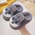 thumbnail image 2 of Vedolay Toddler Boys Slippers Lining Shoes Girls Indoor Slipper Winter Slippers Grey,24, 2 of 4