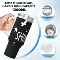 thumbnail image 5 of Shinedown 40 Oz Tumbler With Handle And Straw Double Wall Stainless Steel Sublimation Tumbler With Handle Leakproof,Bpa-Free,Keep Cold Hours, 5 of 9