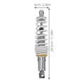thumbnail image 2 of USHOBE Bike Shock Iron for Motorcycle Rear Shocks Off-road Riding 1Set, 2 of 8