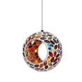 thumbnail image 1 of Hummingbird Feeder Glass Stained Outdoor Hanging Circular Garden Decoration Pendant, 1 of 7