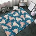thumbnail image 3 of Shaggy Area Rug, Cute Salamander Rugs for Living Room Bedroom Non Slip Door Mat Indoor Carpet Machine Washable Nursery Home Decor Floor Mats for Entryway 60x39in, 3 of 5