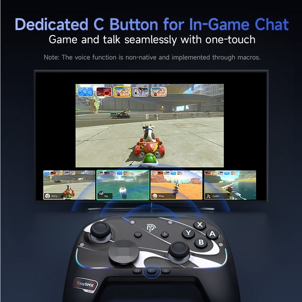 EasySMX S10 Gaming Controller for Switch 2: TMR Sticks, HD Rumble