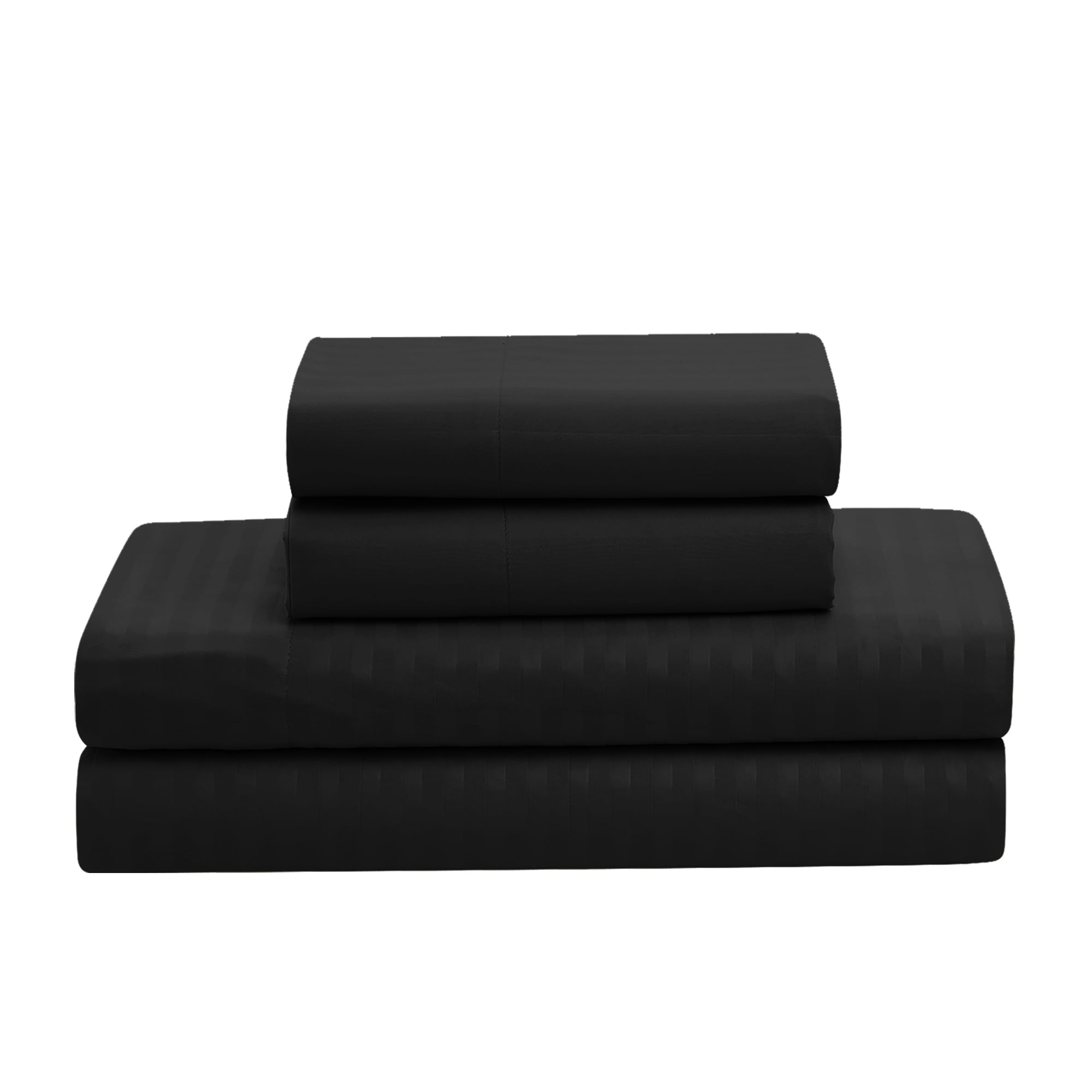 Sweet Home Collection Black 8 Piece Bed in a Bag Comforter Set with Sheets, Queen
