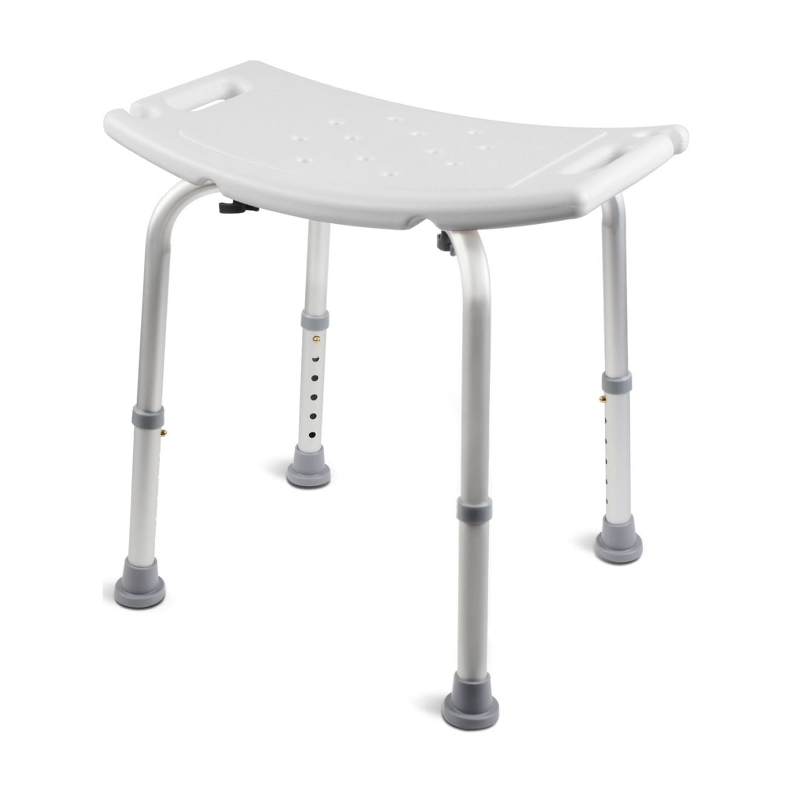 Shower Stool, Adjustable Non-Slip w/ Suction Feet, for Tub/Shower, Medical Seat for Elderly/Disabled