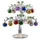 thumbnail image 1 of Figuras multicolores artificiales del árbol de manzana de cristal para la Vara transparente, 1 of 9