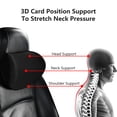 thumbnail image 2 of Vaupan Car Pillow Headrest Memory Foam Neck Support Cushion, Adjustable Rest Mat Universal Soft Travel Neck Support Protective Pad Pillow Suitable for Car Seats Interior, Office Tables and Chairs, 2 of 7