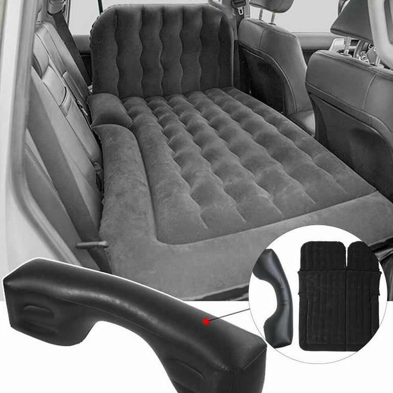 Inflatable Seat Cushion Portable Seat Pad Flocking Fabric Seat Mat