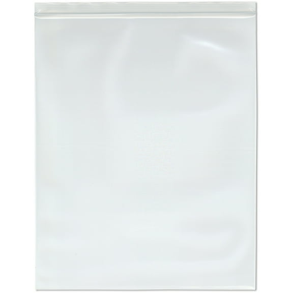 Plymor 12" x 15" (Pack of 100), 8 Mil Extra Thick Heavy Duty Zipper Reclosable Plastic Bags