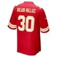 thumbnail image 3 of Men's Nike Chris Roland-Wallace  Red Kansas City Chiefs  Game Jersey, 3 of 6