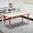 Red, variant on 23.625x47.25 Red Plastic Height Adjustable Activity Table
