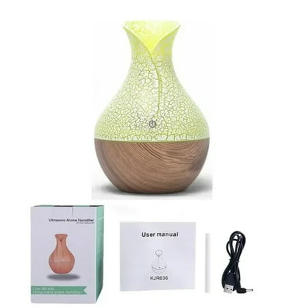

USB Essential Oil Diffuser Ultrasonic Cool Mist Humidifier Air Purifier 7 Color Change LED Night light Office