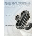 thumbnail image 4 of SHOKZ New OpenFit 2+ Open-Ear Headphones, Dolby Audio Enabled, Comfortable Earbuds with Soft Ear Hooks, 48H Playtime, IP55 Water-Resistant, USB-C Fast Charging, Wireless Charging, Gray, 4 of 8