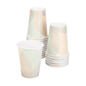 12oz Paper Cups, Silver, 10ct - Walmart.com
