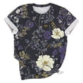 thumbnail image 3 of Womens Puff Short Sleeve Tops Dressy Casual Crew Neck Pleated T Shirts Cute Blouse Tunic Top Fashion Clothes 2026, 3 of 5