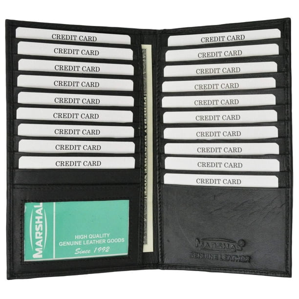 Marshal Wallet Premium Leather Bifold Credit Card ID Holder P 1529 (C
