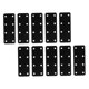 thumbnail image 5 of WEUVEB 10Ud Soporte Plano Recto De Hierro Negro Para Fijacion Y Refuerzo De Muebles, 5 of 8