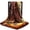 Brown, variant on Womens Large Satin Square Scarf Silk Feeling Hair Wrapping Gift Designer Scarf 35x35 Inches - coffee