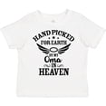 thumbnail image 3 of Inktastic Handpicked for Earth By My Oma in Heaven with Angel Wings Boys or Girls Toddler T-Shirt, 3 of 5