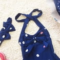 thumbnail image 4 of Kids Baby Girl Heart Print One Piece Halter Bikini Tankini Swimwear Swimsuit Beachwear Bathing Suit, 4 of 7
