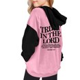 thumbnail image 5 of Tween Jesus Loves You Sweatshirt Long Sleeve Warm Graphic Hoodies Girls Loose Pullover Jogging Pants 2 Pcs Fall Winter Clothes 12-13 Years Boy Clothes, 5 of 9