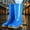 Blue, variant on Women's Rain Boots Slip High Top Rubber Shoes TPR Material Lightweight Design Easy To Wear