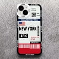 thumbnail image 4 of Billete de viaje de la ciudad mundial, Nueva York, París, etiqueta, funda de teléfono para Samsung Galaxy S10, S20, S21, S22, S23, S24, FE Plus, Ultra Note 20, 4 of 5