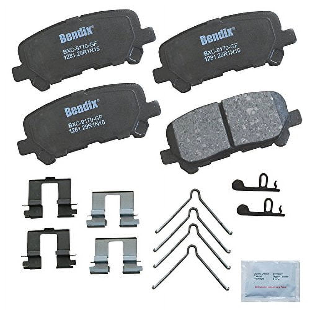 Disc Brake Pad Set Fits select: 2011-2017 HONDA ODYSSEY, 2009-2015 HONDA PILOT