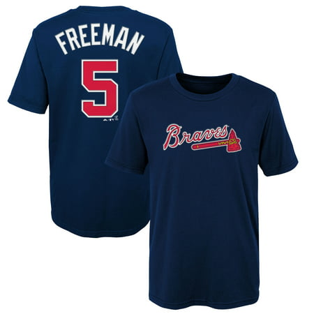 Freddie Freeman Atlanta Braves Majestic Preschool Player Name & Number T-Shirt -