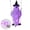 Purple Lights, variant on Halloween Swing Ghost Hanging Decor, 59" White Tulle Spooky Ornament with Wooden Swing Stand, Indoor Outdoor Porch Window Spooky Glowing Ghost Prop