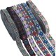 thumbnail image 1 of 6 piezas de cinta jacquard vintage de 45 yardas, cinta decorativa de costura de 0.5 pulgadas de ancho, adorno jacquard de colores surtidos para costura, manualidades y tapicería., 1 of 7