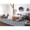 thumbnail image 3 of SAFAVIEH Metro Lauressa Geometric Area Rug, Navy/Ivory, 8' x 10', 3 of 12
