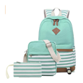 thumbnail image 1 of Backpack Girls School,Girls School Bags Set, Bookbags + Shoulder bag + Pouch 3 in 1(Color: Light Green), 1 of 7