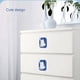 thumbnail image 5 of Inteprter 6 uds./fila gancho montado en la pared plástico autoadhesivo sala de estar baño colgar ropa percha recortable sin perforaciones Almacenamiento y organización del hogar Azul Inteprter HA064389-01B, 5 of 6