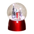 thumbnail image 1 of Bola de nieve musical navideña Gloria regalo de Navidad decoración festiva forma de Papá Noel, 1 of 9