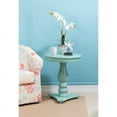 thumbnail image 4 of Pemberly Row Transitional Acacia Wood Accent Side Table in Blue, 4 of 6