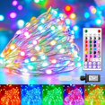 thumbnail image 1 of xianlin-Fairy Lights Color Changing - 22 Colors 66 FT 200 LED Fairy String Lights with Remote, Plug in Fairy Lights Indoor with 12 Lighting Modes,Christmas Fairy Lights for Bedroom Classroom, 1 of 4