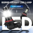 thumbnail image 5 of For Acura TL 2009-2014 Front LED HID Headlights Hi/Lo BULBS DRL Fog Light 8x Bulbs 6000K, 18000lm, 5 of 12