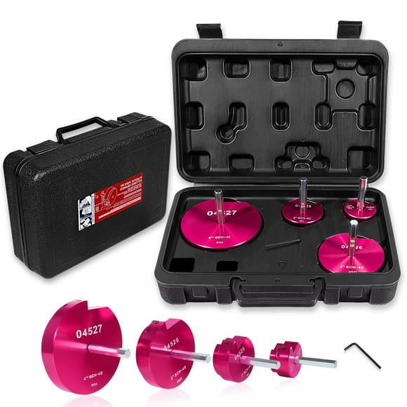 Kit de herramientas para escariar tubos E-Cowlboy de 4 piezas para PVC, CPVC y ABS