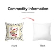 thumbnail image 4 of Yidarton Christmas Pillowcase White Elk Car Sofa Cushion Cover Holiday Household Items Pillow Case, 4 of 6