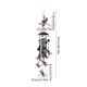 thumbnail image 3 of Campana de viento metálica con diseño de libélula y pájaro – Campana colgante para exteriores, ideal para la decoración del hogar, jardín o balcón – Sonidos musicales suaves para un ambiente, 3 of 6