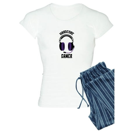 

CafePress - Hardcore Gamer Pajamas - Women s Light Pajamas