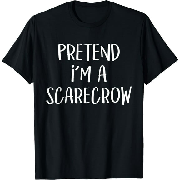 Playful Comfort Tee - Pretend I'm A Scarecrow Costume Funny Farmer Halloween Party T-Shirt