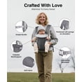 thumbnail image 6 of RUPOUN Baby Carrier, Convertible Soft & Cool Baby Carrier, 4-Position, Gray, for Child, Infant, Newborn, 6 of 9