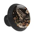 thumbnail image 2 of 12 Pack Round Glass Drawer Knobs For Kitchen Cabinet With Screws, Funny Frog Art Moon Stars Pattern Crystal Diamond Shaped Cupboard Knobs For Kitchen Office Bathroom, 2 of 6