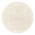 thumbnail image 2 of Jill Zarin Uptown Collection Area Rug - Lenox Hill (5' 3" Round Beige/Ivory), 2 of 6