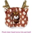 thumbnail image 6 of Barbie Cutie Reveal Snowflake Sparkle Fashion Doll with Deer Plush Costume, Mini Pet & Accessories, 6 of 7