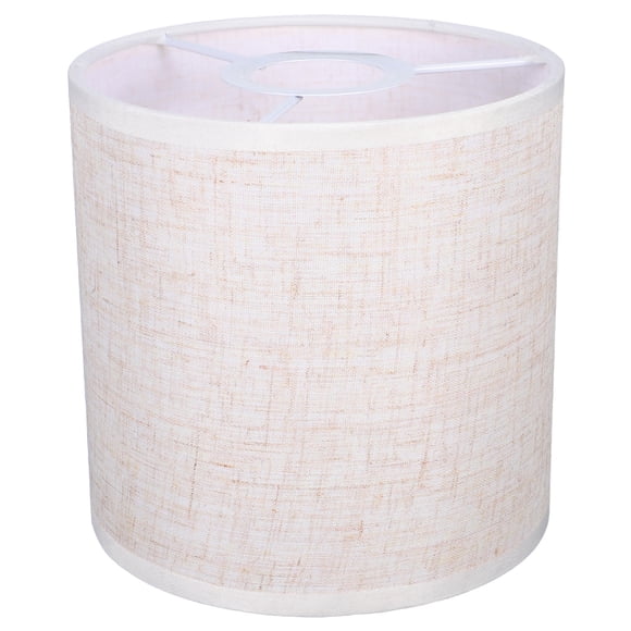 HONMEET 1 Pc Lampshade Round White Linen Lamp Shade Indoor Lighting