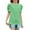 Green, variant on Jalioing Girls Ruffle Short Sleeve Shirts Loose Crew Neck Summer Casual Tunic Blouses Kids Cute Tops 4-14 Years