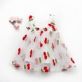 thumbnail image 2 of Leey-monde Princesse Habiller Vêtements pour les Petites Filles Net Filles Vêtements Enfants Sangle Kid Fil Sans Dos Solide Ruché Princesse Robe Filles Robe & Jupe, Blanc, 2 of 5